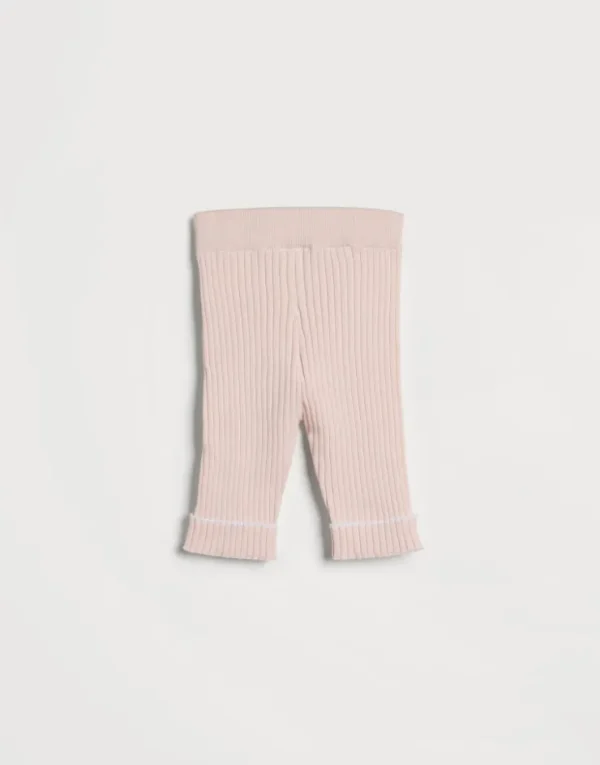 Brunello Cucinelli Baby Bernie-Hose aus Baumwoll-Rippenstrick | Kinder Newborn (0-24 Monate)