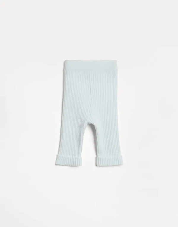 Brunello Cucinelli Baby Bernie-Hose aus Baumwoll-Rippenstrick | Kinder Newborn (0-24 Monate)