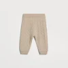 Brunello Cucinelli Baby Bernie-Hose aus Kaschmir in Zopfstrick | Kinder Newborn (0-24 Monate)