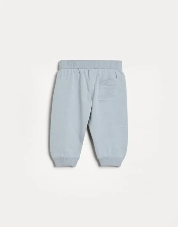 Brunello Cucinelli Baby Bernie-Hose in Jacquardstrick aus Baumwolle | Kinder Newborn (0-24 Monate)