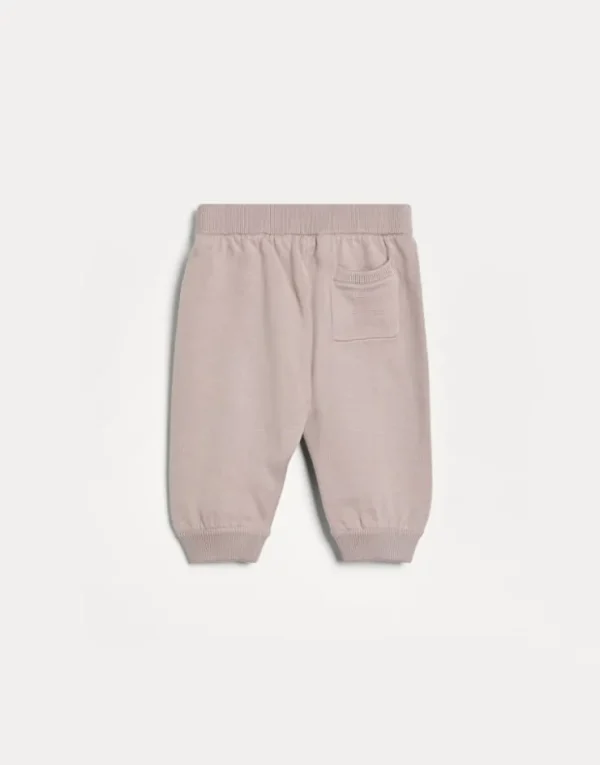 Brunello Cucinelli Baby Bernie-Hose in Jacquardstrick aus Baumwolle | Kinder Newborn (0-24 Monate)