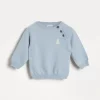 Brunello Cucinelli Baby Bernie-Pullover aus Kaschmir mit Knöpfen | Kinder Newborn (0-24 Monate)