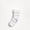 Brunello Cucinelli Baby Bernie-Socken aus gestreiftem Baumwollstrick | Kinder Newborn (0-24 Monate)