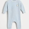 Brunello Cucinelli Baby Bernie-Strampler aus Kaschmir in Zopfstrick | Kinder Newborn (0-24 Monate)