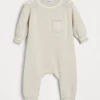 Brunello Cucinelli Baby Bernie-Strampler aus Baumwollstrick | Kinder Newborn (0-24 Monate)