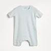 Brunello Cucinelli Baby Bernie-Strampler aus leichtem gestreiftem Baumwollstrick | Kinder Newborn (0-24 Monate)