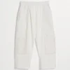 Brunello Cucinelli Baggy Utility-Hose aus leichtem Baumwollsweat mit Stretch | Kinder Travelwear