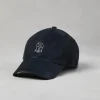 Brunello Cucinelli Baseballcap aus leichtem Veloursleder mit gesticktem Logo | Herren Hüte