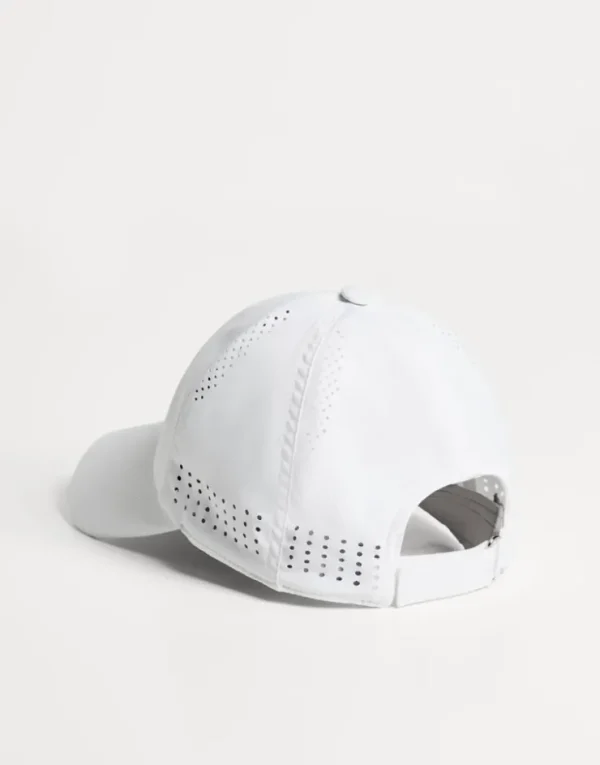 Brunello Cucinelli Baseballcap aus leichtem Techno-Stoff mit Tennis-Logo | Kinder Accessoires