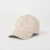 Brunello Cucinelli Baseballcap aus stückgefärbtem Gabardine aus Baumwollzwirn mit gesticktem Logo | Herren Hüte