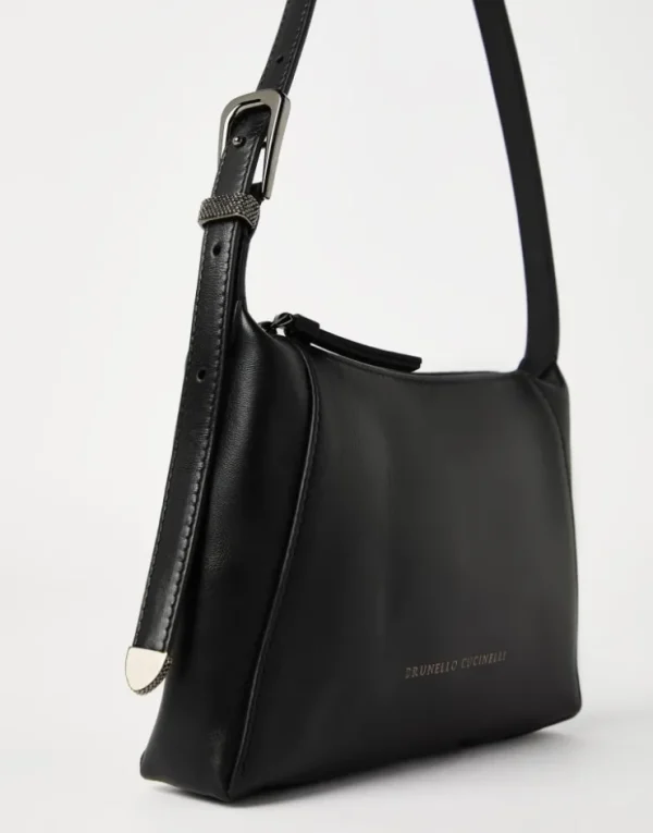 Brunello Cucinelli BC Duo-Schultertasche aus Nappaleder mit Monili | Damen Handtaschen & Shopper