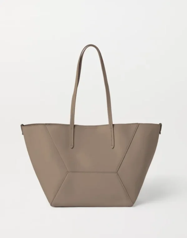 Brunello Cucinelli BC Duo-Tasche aus Kalbsleder mit Monili | Damen Handtaschen & Shopper