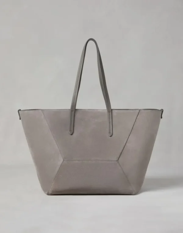 Brunello Cucinelli BC Duo-Tasche aus Veloursleder mit Monili | Damen Handtaschen & Shopper