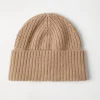 Brunello Cucinelli Beanie in Patentstrick aus Kaschmir | Herren Hüte