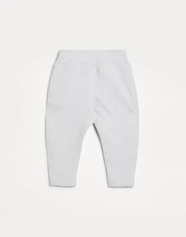 Brunello Cucinelli Bernie-Hose aus Baumwollsweat mit Stickerei | Kinder Kleidung (2-6 Jahre)