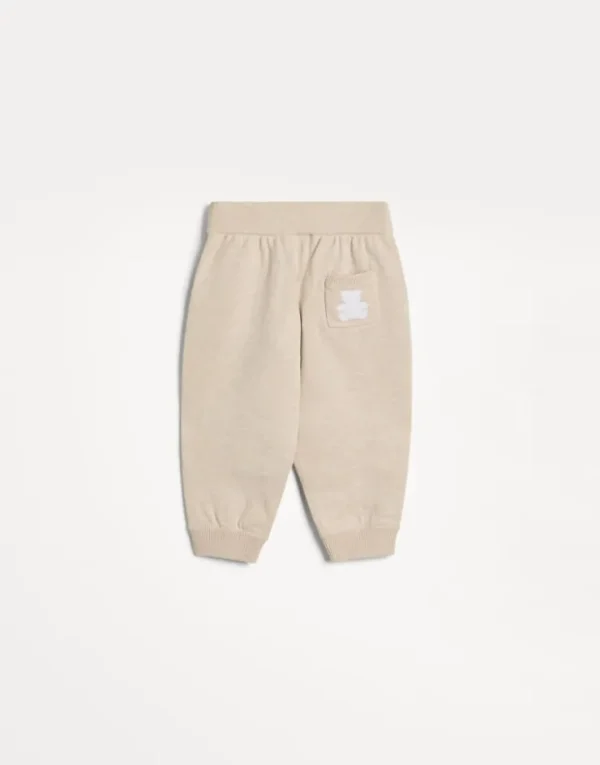 Brunello Cucinelli Bernie-Hose in Jacquardstrick aus Baumwolle | Kinder Kleidung (2-6 Jahre)