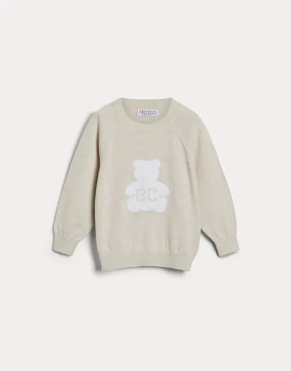 Brunello Cucinelli Bernie-Jacquardpullover aus Baumwolle | Kinder Kleidung (2-6 Jahre)