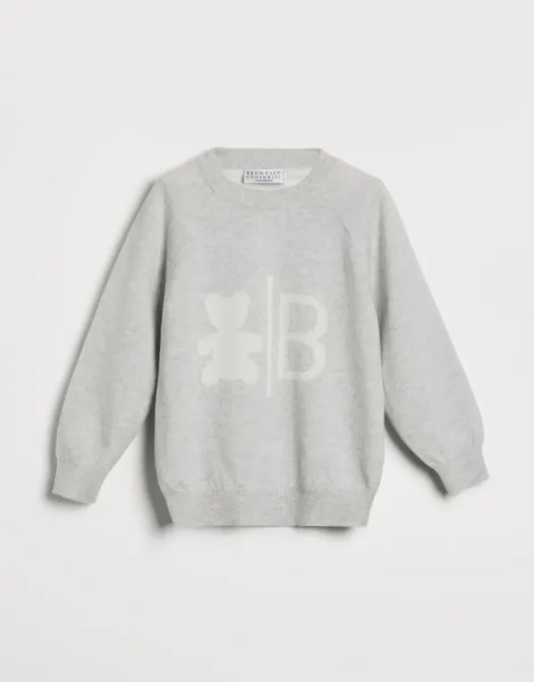 Brunello Cucinelli Bernie-Pullover aus Kaschmir mit Intarsie | Kinder Kleidung (2-6 Jahre)