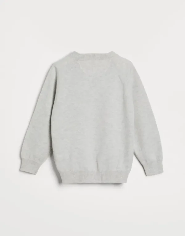 Brunello Cucinelli Bernie-Pullover aus Kaschmir mit Intarsie | Kinder Kleidung (2-6 Jahre)