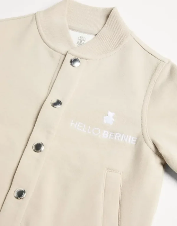 Brunello Cucinelli Bernie-Sweatjacke im Blouson-Stil aus Baumwolle | Kinder Kleidung (2-6 Jahre)