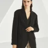 Brunello Cucinelli Blazer aus Baumwollorganza mit Monili | Damen Blazer