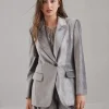 Brunello Cucinelli Blazer aus Sleek-Samt in Baumwolle und Viskose mit Monili | Damen Event-dressing | Blazer