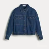 Brunello Cucinelli Bluse aus leichtem Denim mit Monili | Kinder T-shirts & Hemden