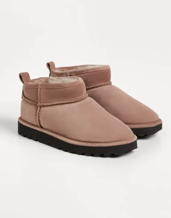 Brunello Cucinelli Boots aus Veloursleder mit Futter aus Shearling und Monili | Kinder Schuhe