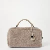 Brunello Cucinelli Boston Explorer-Tasche aus Curly-Shearling | Damen Handtaschen & Shopper