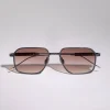 Brunello Cucinelli Brille Sartorial Sunset aus Titan und Horn | Damen Brillen | Brillen Damen