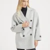 Brunello Cucinelli Cabanjacke aus doppeltem Kaschmirbiber mit Precious Patch | Damen Mäntel & Jacken