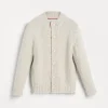 Brunello Cucinelli Cardigan in Tweed-Optik aus Soft-Schurwolle und Kaschmir | Kinder Strickwaren