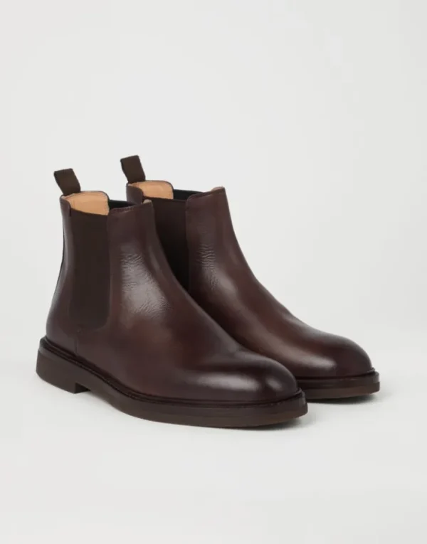 Brunello Cucinelli Chelsea-Boots aus Kalbsleder | Herren Boots