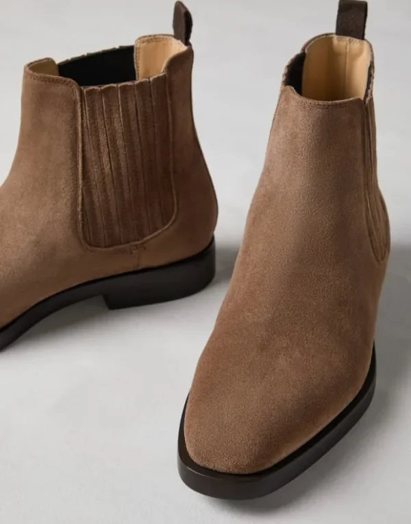 Brunello Cucinelli Chelsea-Boots aus Veloursleder | Herren Boots