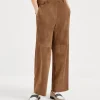 Brunello Cucinelli Chino Crop-Hose aus Veloursleder | Damen Hosen