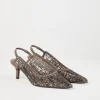 Brunello Cucinelli City Glistening Abstract Embroidery-Pumps aus Veloursleder | Damen Schuhe Mit Absätzen | Event-dressing