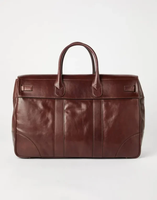 Brunello Cucinelli Country Weekender Bag aus Kalbsleder | Herren Taschen