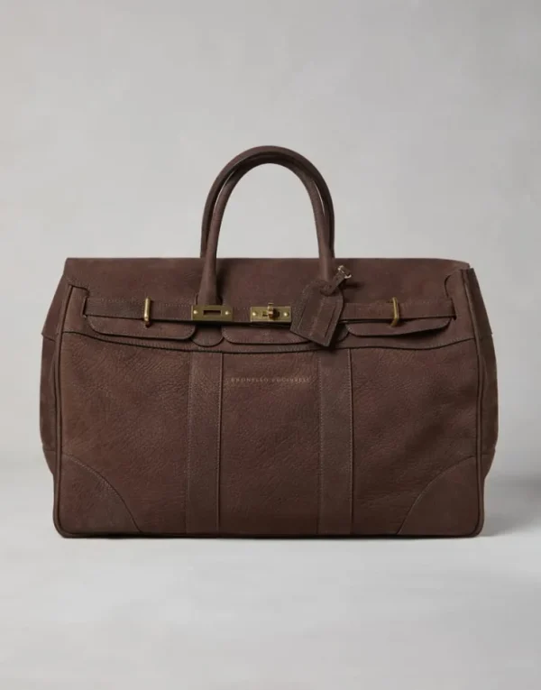 Brunello Cucinelli Country-Tasche aus Nubukleder | Herren Taschen