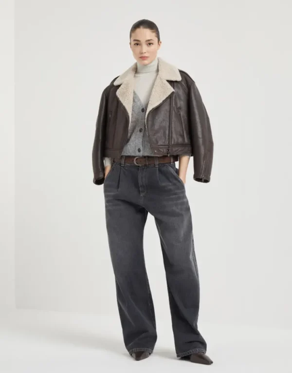 Brunello Cucinelli Dazzling Argyle-Strickweste di Wolle und Mohair | Damen Strickwaren