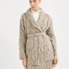 Brunello Cucinelli Dazzling Fern Embroidery-Cardigan aus Alpaka, Mohair und Wolle | Damen Event-dressing | Strickwaren