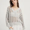 Brunello Cucinelli Dazzling Net-Pullover in Wolle und Mohair | Damen Strickwaren