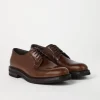 Brunello Cucinelli Derby aus Cordovan-Leder | Herren Schnürschuhe