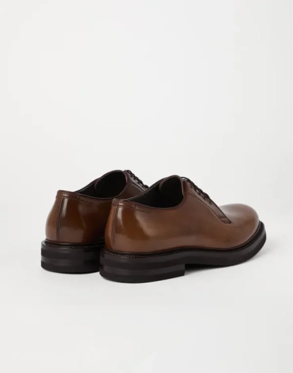 Brunello Cucinelli Derby aus Cordovan-Leder | Herren Schnürschuhe