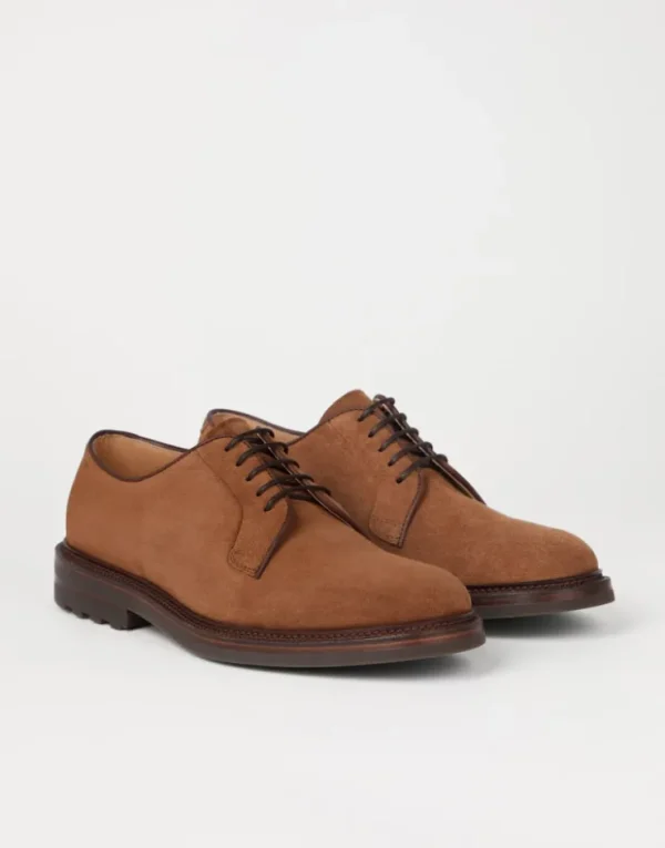 Brunello Cucinelli Derby aus Veloursleder | Herren Schnürschuhe