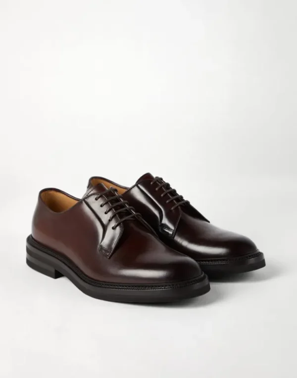 Brunello Cucinelli Derby-Schnürschuh aus Antik-Kalbsleder | Herren Schnürschuhe