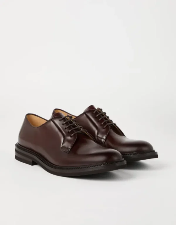 Brunello Cucinelli Derby-Schnürschuh aus Antik-Kalbsleder | Herren Schnürschuhe