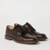 Brunello Cucinelli Derby-Schnürschuhe aus schattiertem Kalbsleder | Herren Schnürschuhe