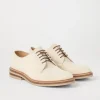 Brunello Cucinelli Derby-Schnürschuhe aus Veloursleder | Herren Schnürschuhe