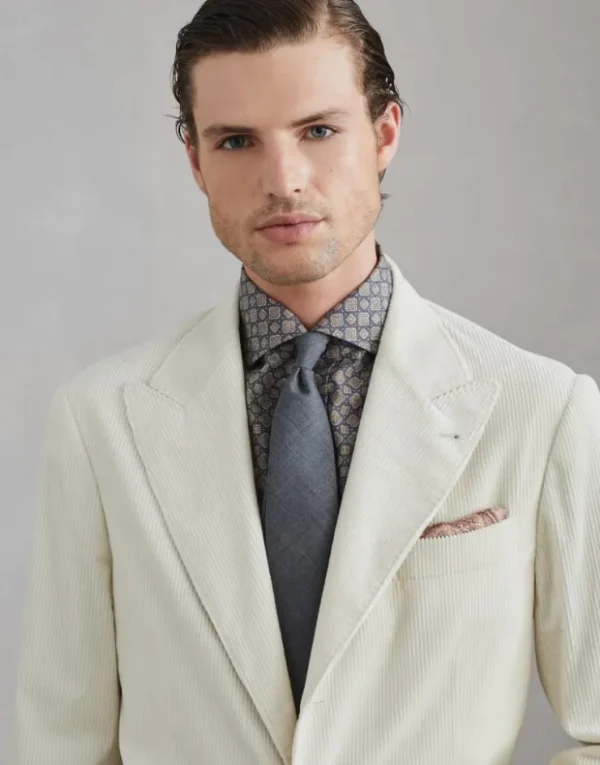 Brunello Cucinelli Einstecktuch aus Seide mit Paisleymuster | Herren Weitere Accessoires