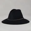 Brunello Cucinelli Fedora aus Filz mit Precious Braided-Band | Damen Hüte